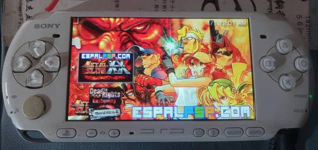 PSP-3000 metallic white deco color.