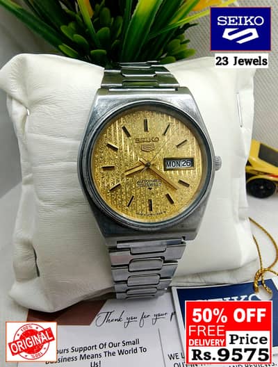 Seiko 5 Citizen Orient Automatic Pre-Owned watch Japan 03161737353
