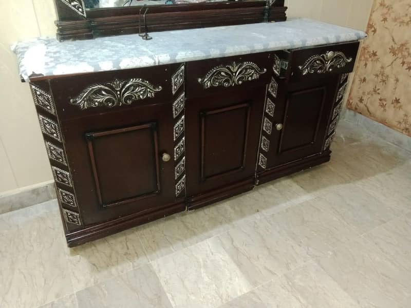 Bed Set with side table and dressing table 5