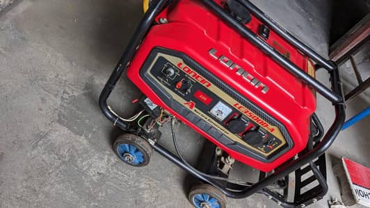 loncin 3kv generator petrol + gas running