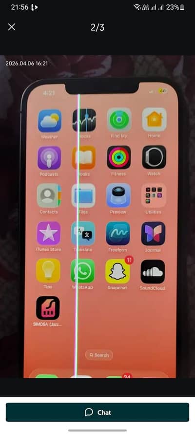 iphone 12 pro max 128gb  Dual sim PTA approved 88 health line in llcd