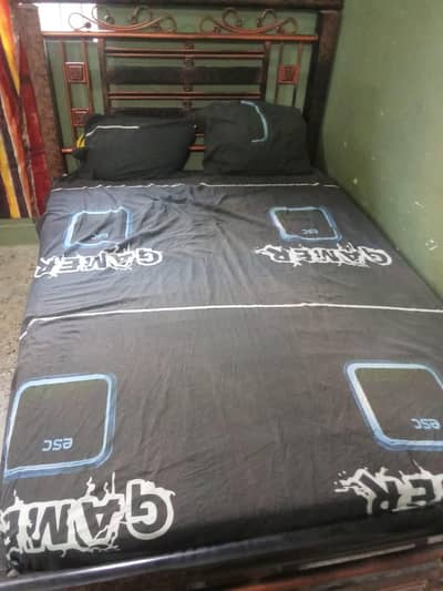 Single Bed For Sell With Mattress | Three People Easily Fit In It