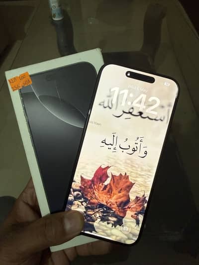 Iphone 16 pro max JV 256 99% BH 178CC