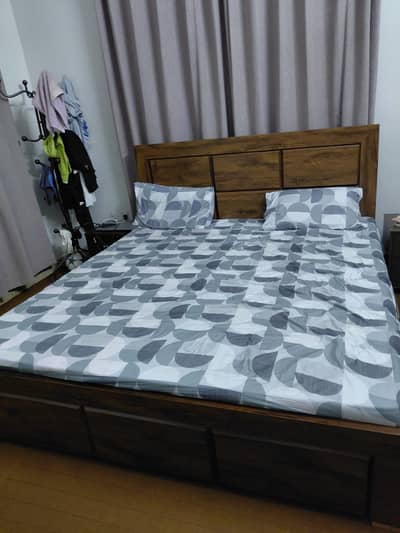 Wooden Bed is on sale