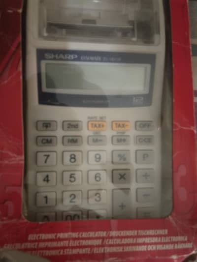 Sharp printing calculator new condition