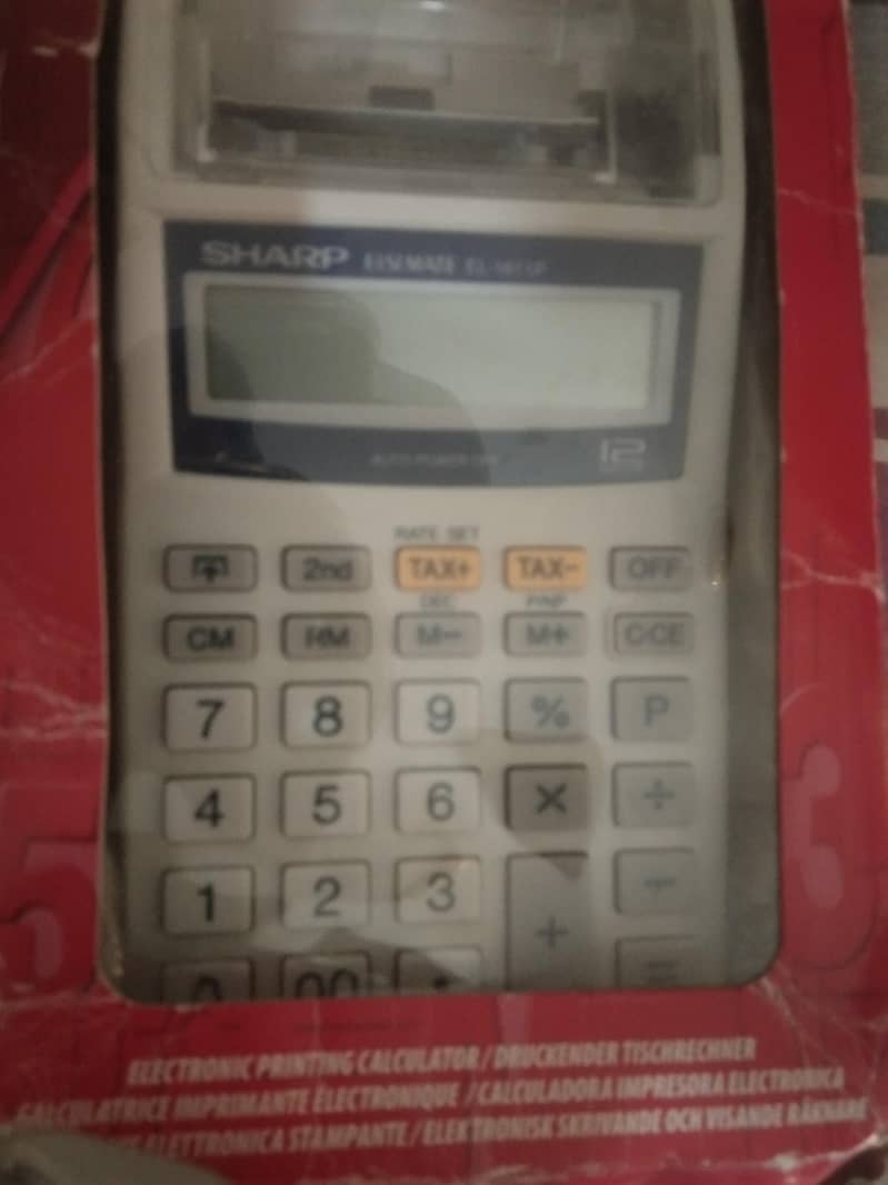 Sharp printing calculator new condition 0