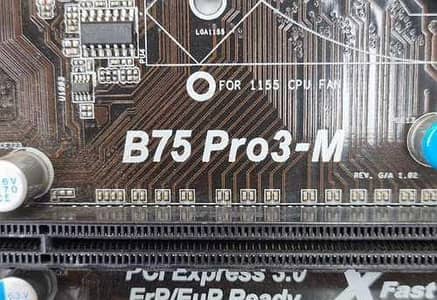 b75 pro3-m motherboard and i7 3rd generation processor with 16gb ram