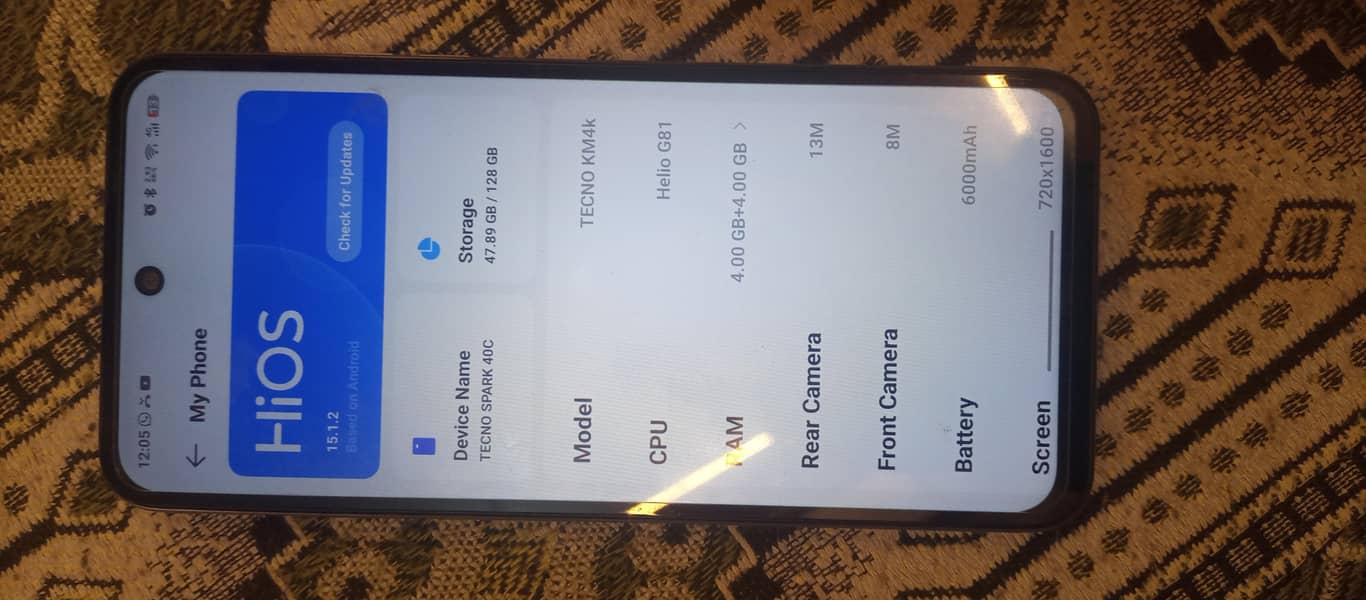 Tecno spark 40c 0