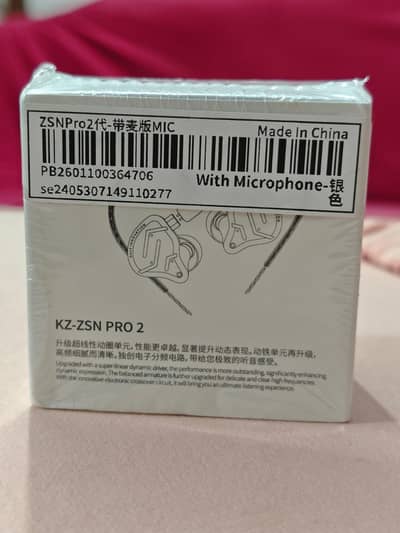 KZ ZSN Pro 2 Hybrid Dual Driver HiFi IEM Earphones with Mic