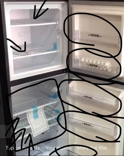 Refrigerator Interior accessories available for Dawalance (9150 LF)
