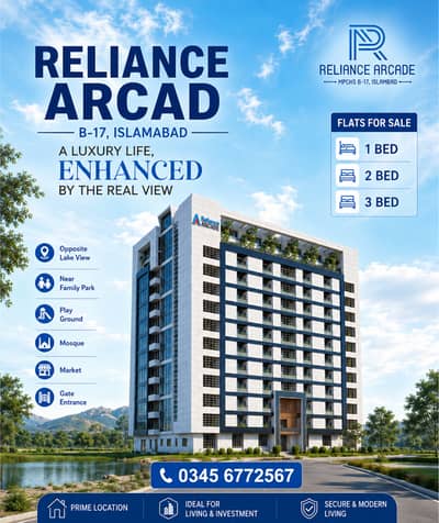 B17 Residential RELIANCE ARCAD 1 BED 2 BED 3 BED Available