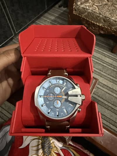 Diesel watch with complete box and tags