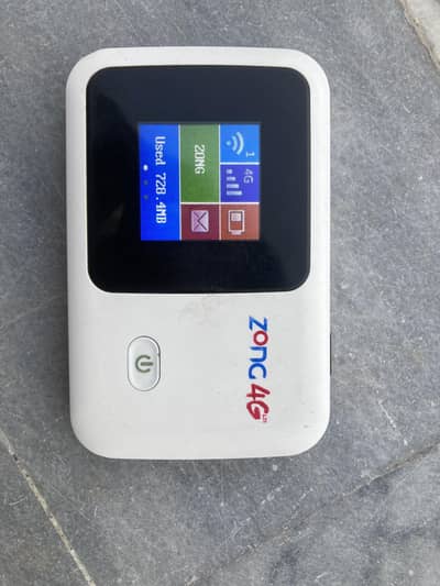 Zong 4g Device Full Working 4 to 5 Hours Battery Backup
