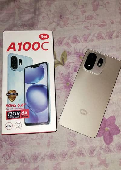 ITEL A100C PTA APPROVE 4+8GB RAM 64GB ROM WITH BOX