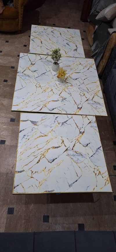 3 Center Table and one glass table urgent sell