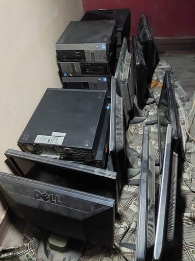 Hp and Dell PC for sale with complete set