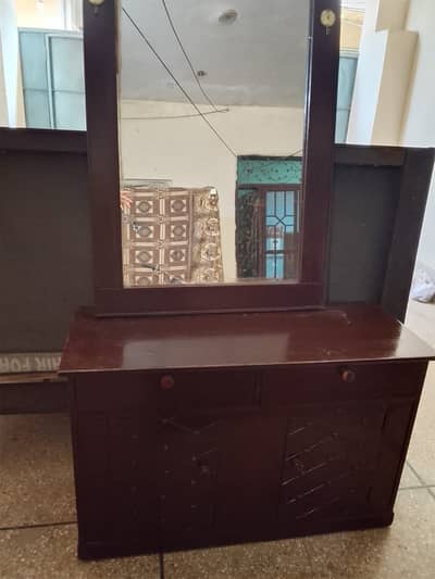 Used Bedroom Furniture Set for Sale (Bed + Dressing Table + Tea Table)