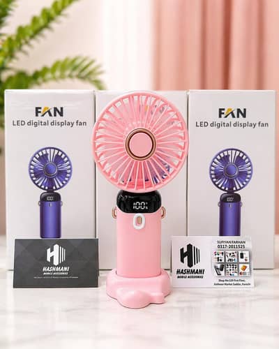 Portable Fan with Led light