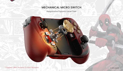GameSir X3 Pro Deadpool Edition Mobile Controller – Hall Effect