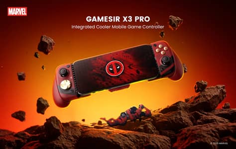 GameSir X3 Pro Deadpool Edition Mobile Controller – Hall Effect