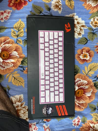 Red dragon wired keyboard only pink light with different modes