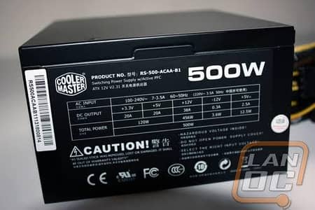 cooler master 500 watt gaming pc supply
