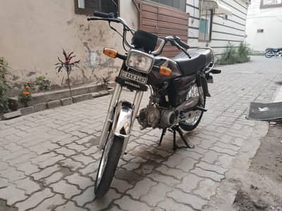 Honda CD70 2025/2024 Model Black Colour