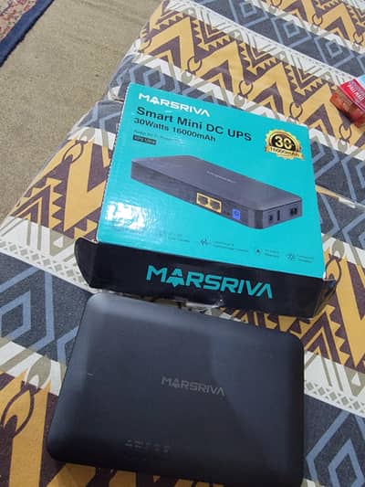 Marsriva KP2 Ultra Smart Mini DC UPS - 16000mAh - Brand New Condition