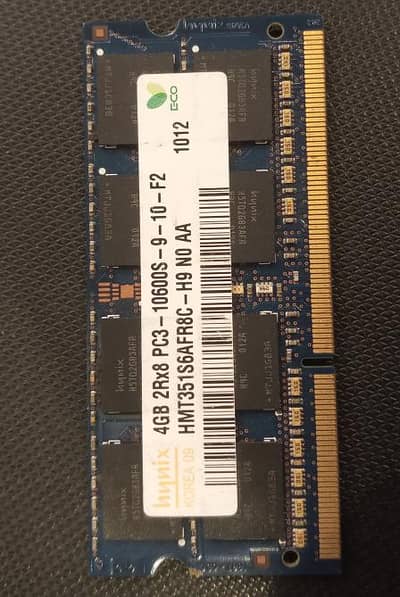 Skhynix Laptop Ram 4 GB PC3L-10600S DDR3L 1600Mhz