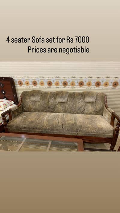 4 seater sofa ser