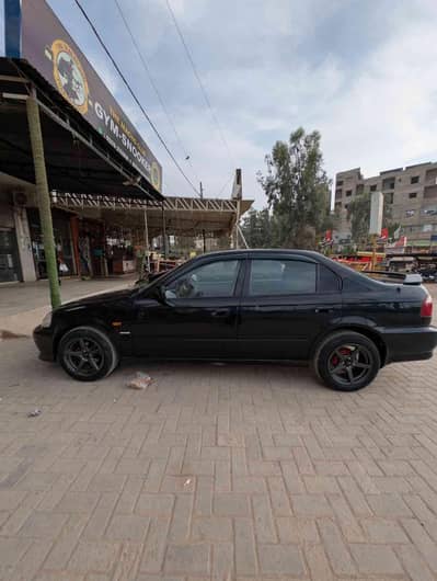 honda civic 1997 model, converted model into 2000, interior Ambient li