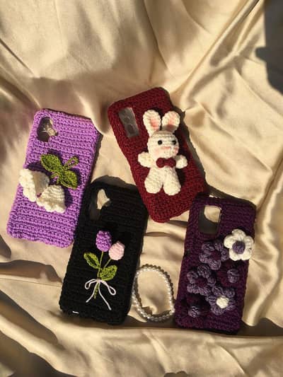 Handmade Crochet Mobile Covers — Cute & Trendy *