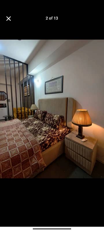 1BED FURNISH STUDIO AVAILABLE MONTHLY FOR RENT IN ISLAMABAD E11 2 (IT'S MY WHATSAPP NUMBER 03175346155)