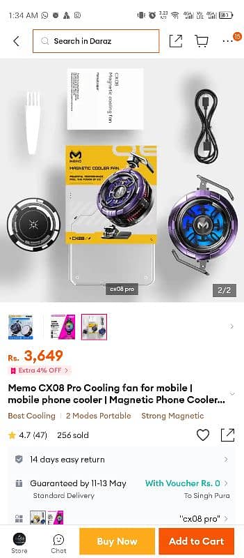 MEMO CX 08 MOBILE COOLER! Best in this Price range