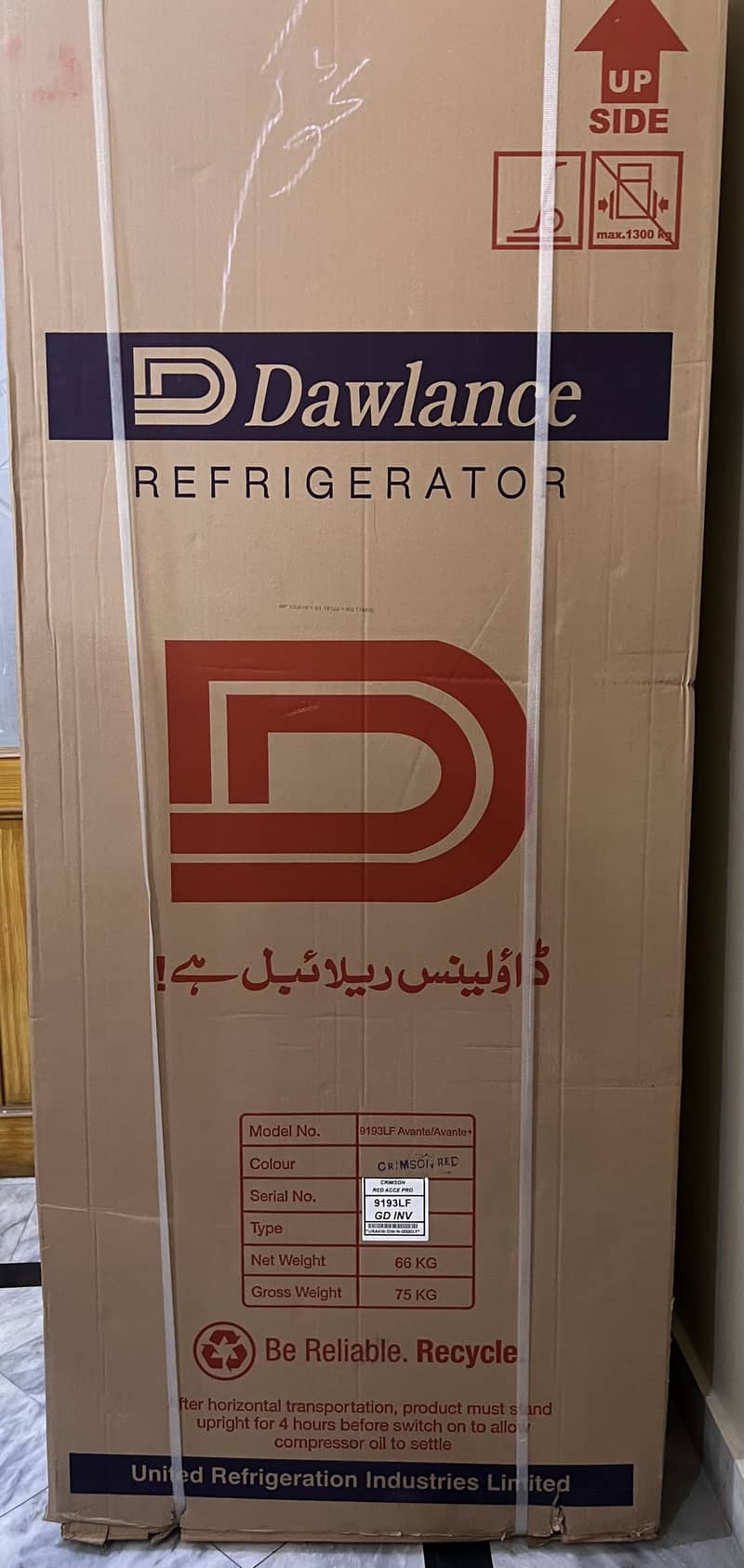 Dawlance refrigerator 1