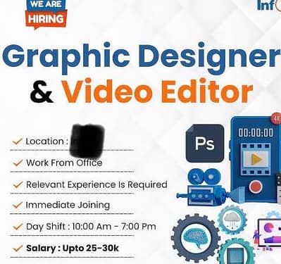Graphics designer and vedio editor