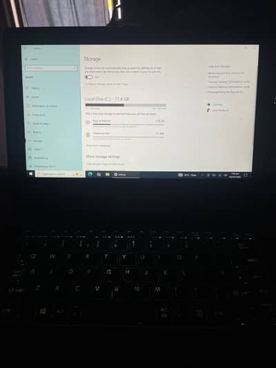 TOSHIBA LAPTOP  (Desctop  Intel Cor i5  8Gb Ram 119 Gb Ssd