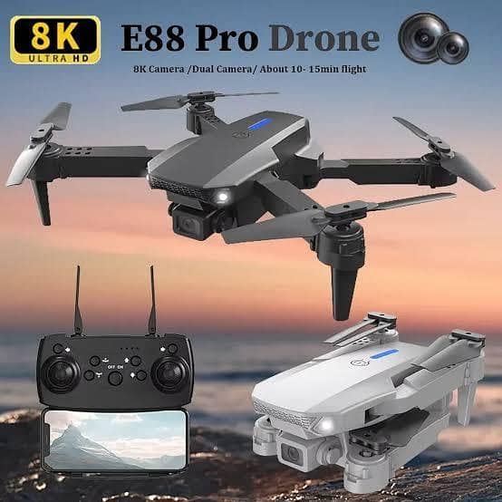 WiFi Foldable Drone Quadcopter Dual Camera 4K HD with Remote Control