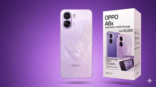 OPPO A6x Available 4/64