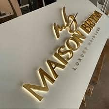 3d sign / Acrylic sign / Neon sign / Neon Stripe / UVprint Stand