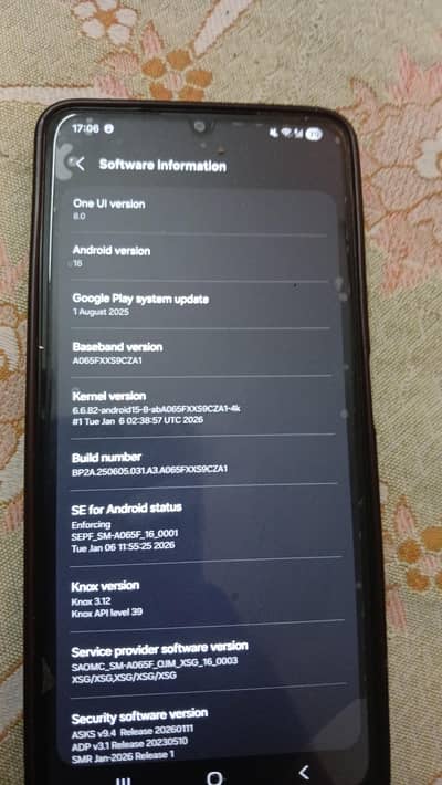 samsung non pta A06 (6/128) Gb