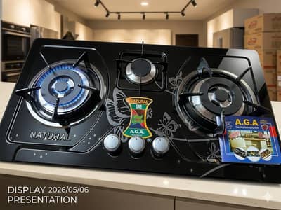 Natural Gas Stove Hob 3 Burner