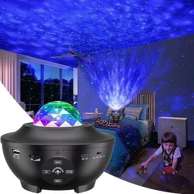 Galaxy Star Projector Night Light Lamp Bluetooth Speaker COD