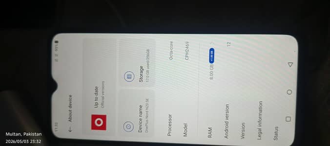 oneplus n20SE dual SIM 8/256