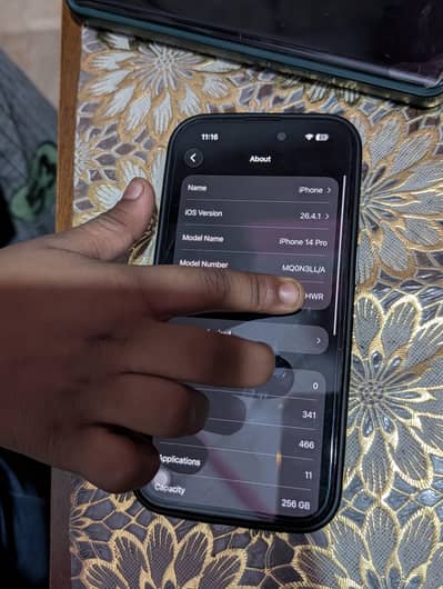 iphone 14 pro 256 gb JV health 100