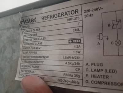 Haier Refrigerator