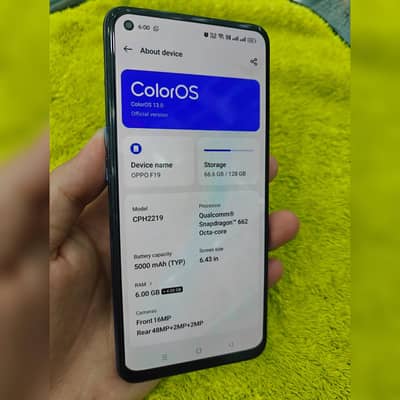 Oppo F19 6/128 PTA
