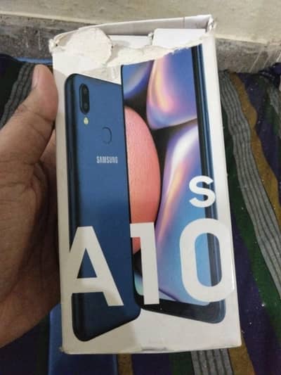 Samsung A10s new phone complete box original charger