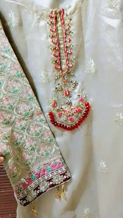 beautiful work on shirt with beautiful Sharara