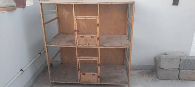 Wooden cage